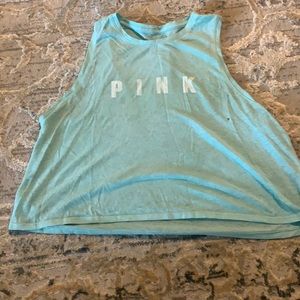 pink tank top